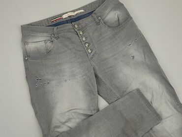 spódniczka ze skóry naturalnej: Jeans, L (EU 40), condition - Good