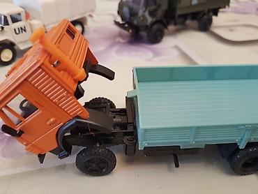 diorama: Kolleksiya üçün model yük maşınları dəsti - Miqyas: təxmini 1:43/1:50 — 5
