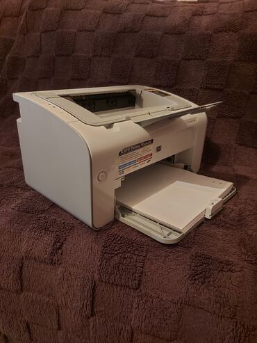 принтер лазерный hp: HP LaserJet P1102 monoxrom lazer printer katrici ustunde