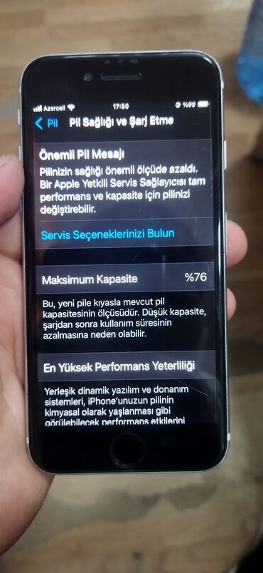 modem azercell: IPhone SE 2020, 64 GB, Ağ, Barmaq izi