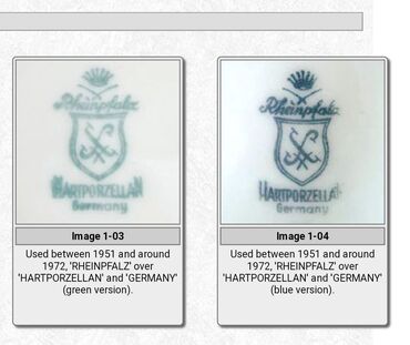 Stare vaze i dekor: Servis nov za kafu,caj iz 1951 do 1972godine. Nemacka. Rheinpfalz — 15