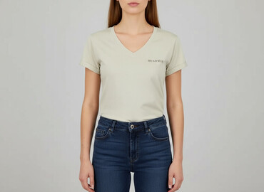 t shirty czarne z nadrukiem: Women`s T-shirt, size L
