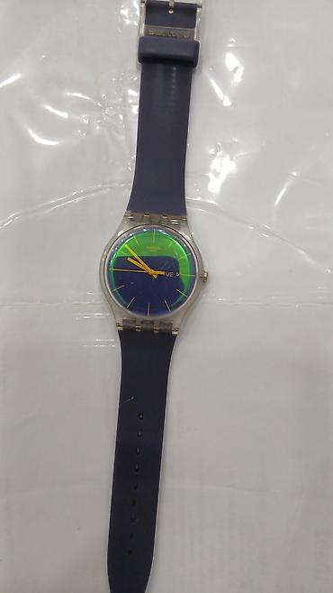 klassik saatlar: İşlənmiş, Qol saatı, Swatch, rəng - Bənövşəyi — 6