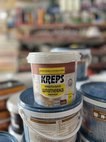 лоток для брусчатки: Универсальная акриловая шпатлевка Kreps в ведре. Подходит для