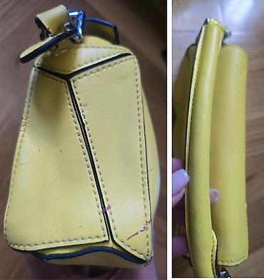 Torbe: LOEWE mini puzzle satchel žuta torba. Nosi se u ruci, vintage model — 11