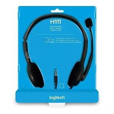 Zvučnici, slušalice i mikrofoni: Logitech H111 stereo slušalice sa mikrofonom - Tip: žične, stereo — 13