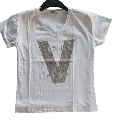 komad zenske majice: S (EU 36), M (EU 38), L (EU 40), Cotton, color - White