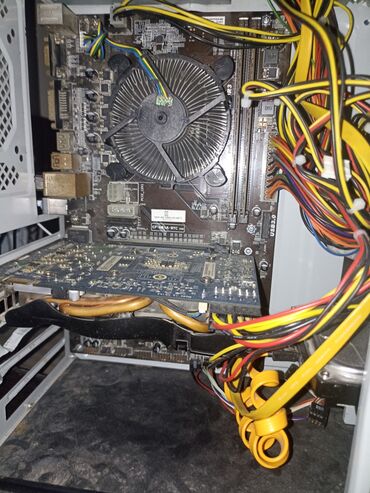 материнская плата комплект: Материнская плата, Б/у, LGA1150, Micro-ATX, Для ПК