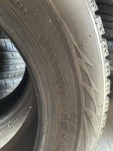14: Шины 165 / 70 / R 14, Зима, Б/у, Пара, Легковые, Япония, Bridgestone — 2