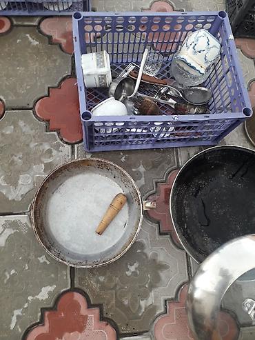 Другие товары для кухни: Посуда домашняя б/у . казан сковородка пиялка тарелка вилка-ложка и — 6