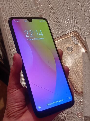 Xiaomi: Xiaomi Redmi Note 7, 32 GB, rəng - Göy, 
 Sensor, Barmaq izi, İki sim kartlı