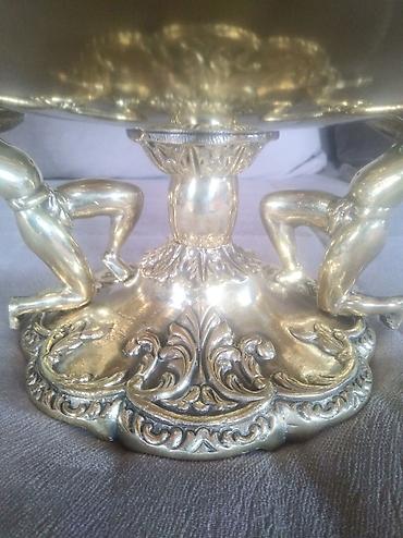 Ev və bağ: Qədim,bürünc meyvə qabı.1950-ci illər.Böyük həcmli,diametr 30 — 6