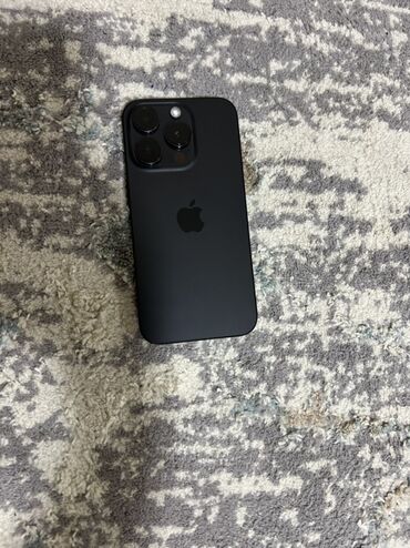 телефон айфон 11 про мах: IPhone 15 Pro, Колдонулган, 256 ГБ, Black Titanium, 87 %