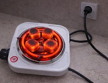 komur qızdıran: Elektrik kömürqızdırıcı plitə - Növ: Elektrik spiral ocaq (tək gözlü) — 1