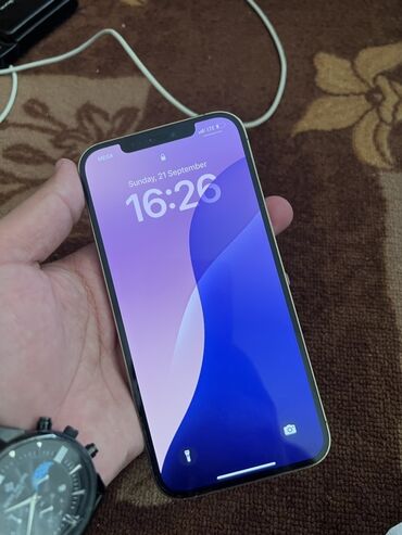 айфон 12 про купить: IPhone 12 Pro Max, Колдонулган, 256 ГБ, Күмүш