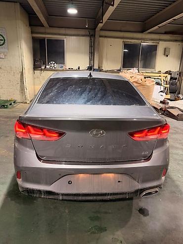 sonata ef: Бампер Hyundai, Б/у, Оригинал — 1