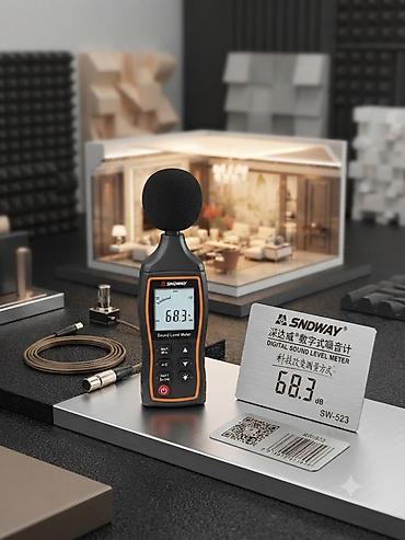 se electronics: Шумомер SNDWAY SW-523 — цифровой измеритель уровня звука. Основные — 1