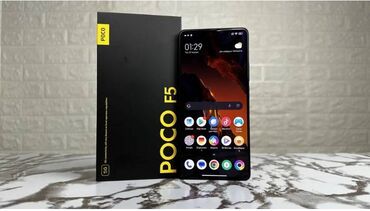 Poco: Poco F5, 256 GB, rəng - Qara, Sensor, Barmaq izi, Simsiz şarj