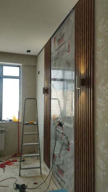 Təmir işləri: Santexnika elektrik maliyar alcipa laminat kafel metlag oboy işlərin — 3