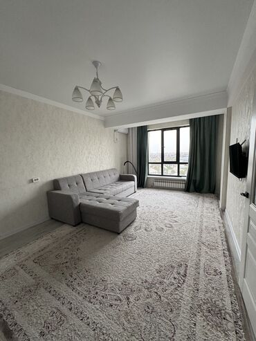 жибек жолу орозбекова: 2 комнаты, 56 м², Элитка, 9 этаж, Евроремонт