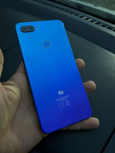 ссср телефон: Xiaomi, Mi 8 Lite, Б/у, 64 ГБ, цвет - Синий, 2 SIM