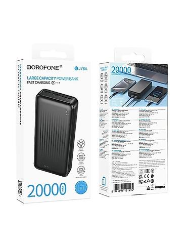 micro usb: Внешний аккумулятор BOROFONE BJ78A 20000 мА·ч - Емкость: 20000 мА·ч — — 1