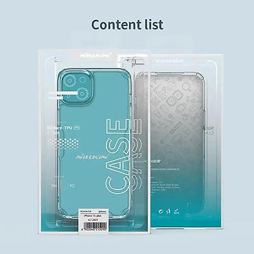 Maske i futrole za telefone: Transparentna maska Nillkin Nature Pro dizajnirana za iPhone 15 Plus — 10