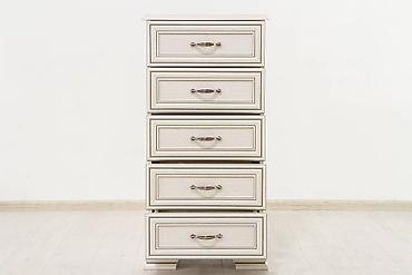 euromebel: Комод 5Я (Tiffany 5S/50), коллекции Тиффани, Вудлайн Кремовый, Анрэкс — 5