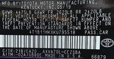 тоуота камри 70: Toyota Camry: 2019 г., 2.5 л, Автомат, Бензин, Седан — 8