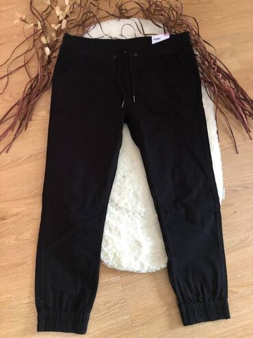 muški šalovi h m: Trousers, L (EU 52), Cargo, color - Black