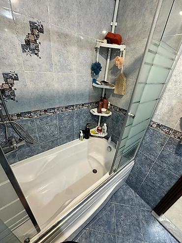 hamam kabini: Şüşə sürgülü duş kabinli vanna komplekti - Ölçü: standart vanna — 3