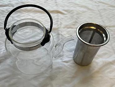 Čajnici: Stakleni čajnik sa infuzerom 1000ml NOVO. Opis proizvoda: Infuzer za — 8
