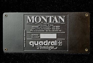 Zvučnici i stereo sistemi: Quadral Phonologue Montan – hi‑fi podnostojeće trostazne zvučne — 8