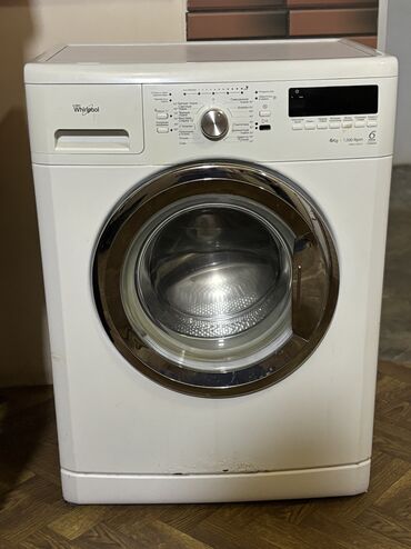 paltaryuyan pompasi qiymeti: Paltaryuyan maşın Whirlpool, 6 kq, İşlənmiş, Avtomat, Qurutma var