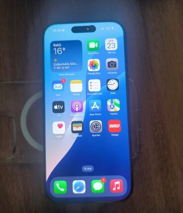 tetra jet 600: IPhone 16 Pro, 256 GB, Jet Black, Zəmanət, Face ID, Sənədlərlə