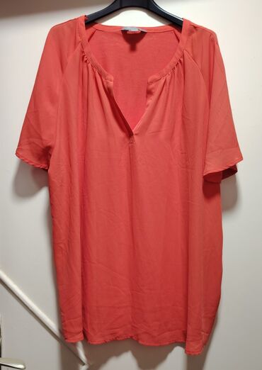 top na jedno rame: XL (EU 42), Single-colored, color - Orange