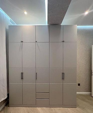 Sifarişlə dolablar: Düz dolab, Dəhliz üçün, Yataq otağı üçün, Paltar üçün, Açılan, Korpuslu, 5 qapı — 4