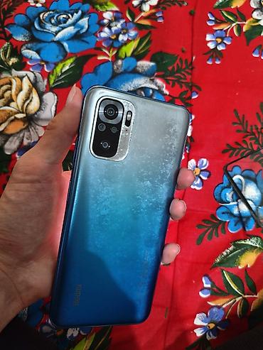 digital camera: Redmi, Redmi Note 10S, Б/у, 128 ГБ, цвет - Синий, 2 SIM — 2