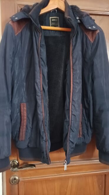 коженная куртка мужская: Куртка 7XL (EU 54), цвет - Синий
