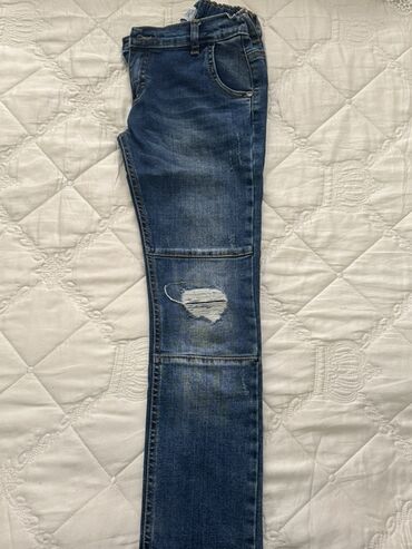 Dəstlər: Uşaq üçün Armani Junior (AJ Armani Jeans) cins şalvarı. - Model: dar