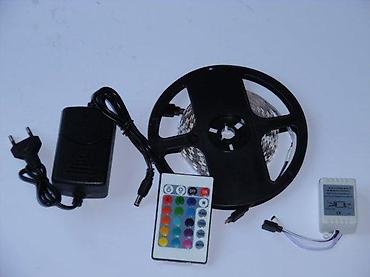 Sijalice: RGB LED traka – komplet 5 m sa daljinskim - Dužina trake: 5 metara — 5