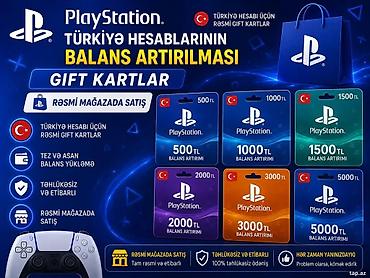 teqi playstation: PS store TÜRKİYƏ gift kartları 🎮 PLAYSTATION TÜRKİYƏ HESABININ BALANS — 1