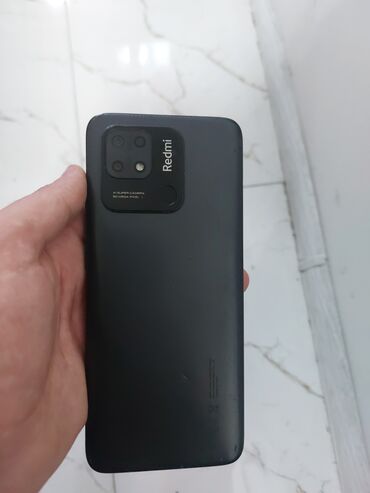 Xiaomi: Xiaomi Redmi 10C, 128 GB, rəng - Qara, 
 Sensor, Barmaq izi, İki sim kartlı