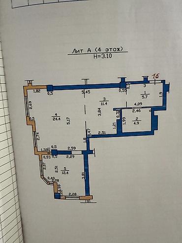 Долгосрочная аренда квартир: Студия, С мебелью полностью — 9