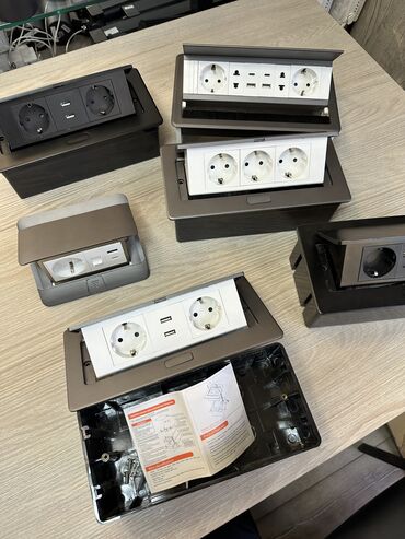 Rozetkalar: Masa içi rozetka (floorbox) Anbardan satış olduğu üçün qiymətlər çox — 5