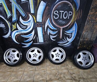 Disk təkərlər: Mercedes Monoblock- M paket diskler R18 qabag 215/45arxa 235/45 — 1