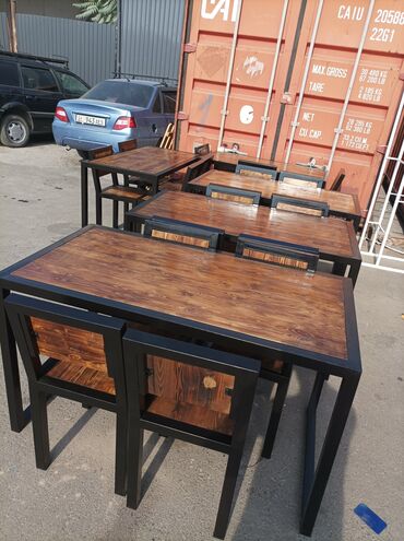 Столы для кафе: Мебель для сада. Скамейка. Садовый стол Уличный туалет. Летний душ — 22