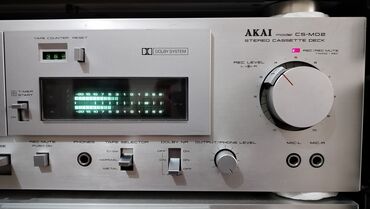 Усилители и приемники: Продам б/у кассетную деку AKAI CS - M02 состояние, made in japan
