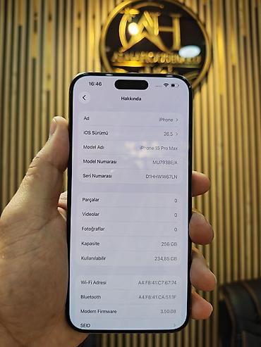 prodat iphone: IPhone 15 Pro Max, 256 GB, Natural Titanium, Simsiz şarj, Face ID, Sənədlərlə — 2