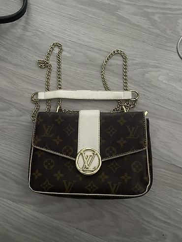 Сумки: Классическая сумка, Louis Vuitton, Материал: Экокожа, Застежка на магните, Женские, Новый — 1